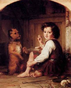 Begging For Bread by Sir Thomas Francis Dicksee
