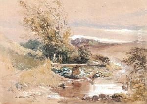 A Rural Landscape by Paul Jacob Naftel