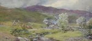 Glen Falloch, Head Of Loch Lomond by Paul Jacob Naftel