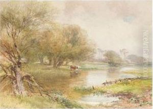 Cattle Watering by Paul Jacob Naftel