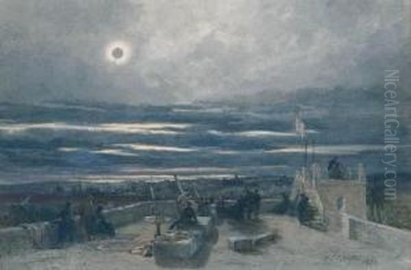 The Total Eclipse Of The Sun, Andalucia, Spain - view 1