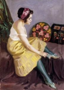 Woman Dressing Woman Dressing