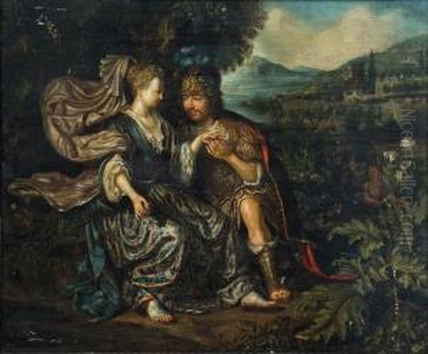 Mars Et Venus Dans Un Paysage - view 1