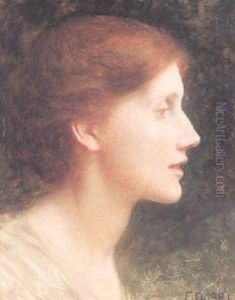 Portrait of Agnes Malliam (Mrs Edward Foster) by Sir Thomas Francis Dicksee