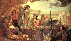 Lancelot and Guinevere by Herbert James Draper