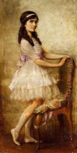 Portrait Of Miss Barbara De Selincourt by Herbert James Draper