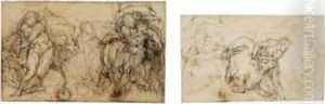 Hercules And The Nemean Lion, And Hercules And The Cretan Bull
