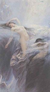 Study for Clyties of the Mist by Herbert James Draper