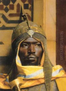 The Palace Guard - detail by Ludwig Deutsch