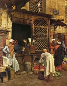 Sharia El-Sanadkyeh by Ludwig Deutsch