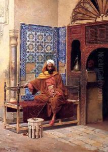 Le Fumeur by Ludwig Deutsch