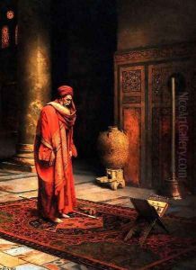At Prayer by Ludwig Deutsch
