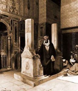 The Prayer at the Tomb by Ludwig Deutsch
