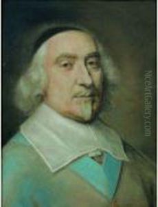 Portrait De Hardoin De Beaumont De Perefixe (1605 -1671) by Robert Nanteuil