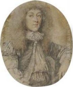 Portrait Of A Gentleman by Robert Nanteuil