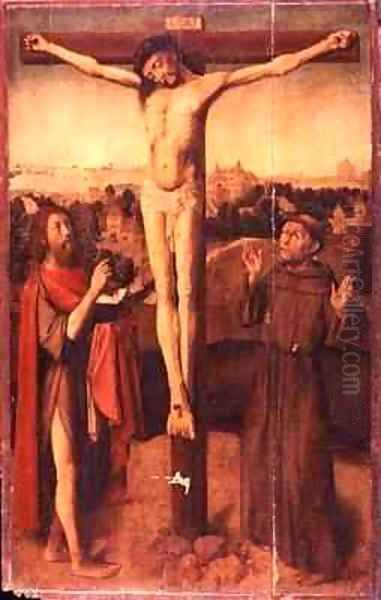 Christ on the Cross between St John and St Francis - view 1