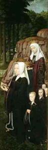 Right hand panel of the Jean de Trompes Triptych with Patrons
