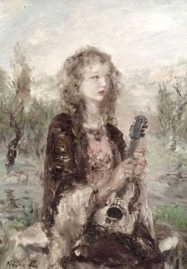 Lany Gitarral by Aurel Naray