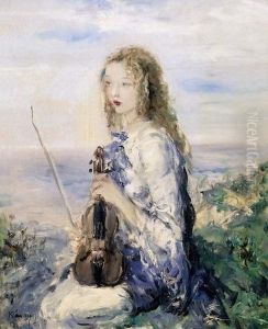 The Little Musician by Aurel Naray