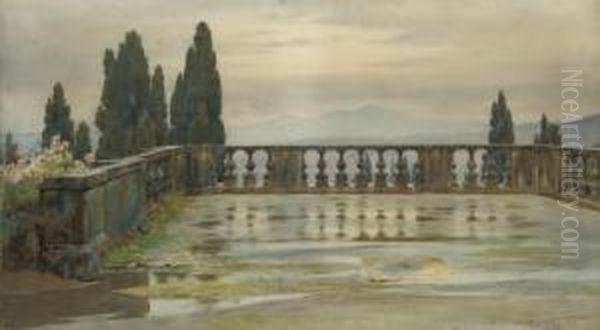 Overlooking The Tuscan Hills - view 1