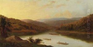 Flatboat Men by Robert Scott Duncanson