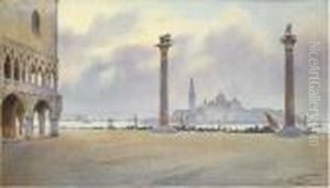 Venezia, Piazzetta San Marco E L'isola Di San Giorgio by Enrico Nardi