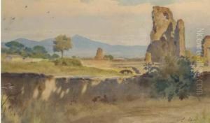 In The Roman Campagna by Enrico Nardi
