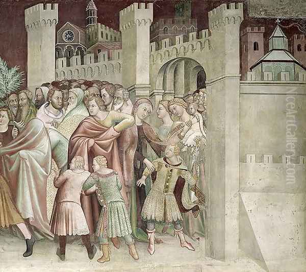 The Crowd at the Entrance to Jerusalem, from a series of Scenes of the New Testament - view 1