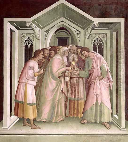 Judas Receiving Payment for his Betrayal, from a series of Scenes of the New Testament - view 1