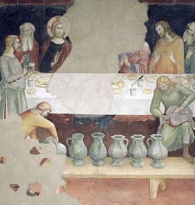 The Marriage at Cana, from a series of Scenes of the New Testament by Barna Da Siena