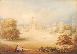 View Of Highclerecastle by Joseph Nash