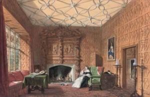 The Small Drawing Room, Levens, Westmoreland by Joseph Nash
