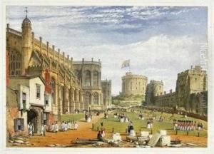 Views Of The Interior And Exterior Of Windsor Castle