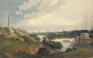 View Of Dublin Across The Liffey