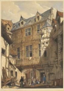 A Group Of Picturesque Views Of Northern French Architecture by Joseph Nash