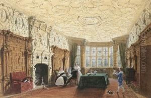 The Carved Parlour, Crewe Hall, Cheshire
