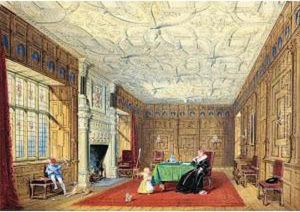 The Drawing Room, Castleton by Joseph Nash