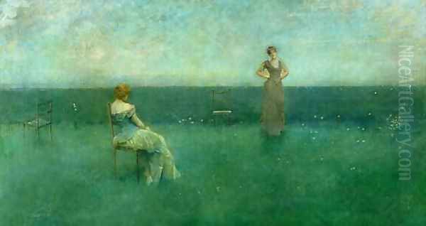 The Recitation by Thomas Wilmer Dewing
