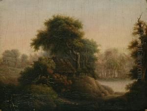 A Cottage In A Landscape by Charlotte Nasmyth