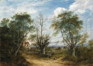 A View Near Chiddington In Kent