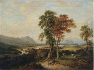 An Extensive View Of The Clyde, With Dumbarton Rock In The Distance