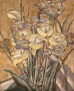 Irises and Calla Lilies, c.1890-1905 by Thomas Wilmer Dewing