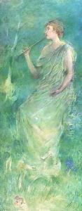Music, c.1890-95 by Thomas Wilmer Dewing