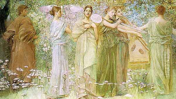 The Days by Thomas Wilmer Dewing