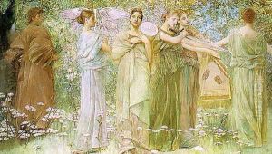 The Days by Thomas Wilmer Dewing