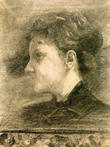 Portrait of Mariette Benedict Cotton Portrait of Mariette Benedict Cotton