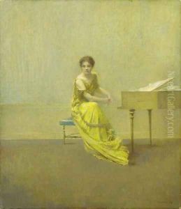 The Music Lesson by Thomas Wilmer Dewing