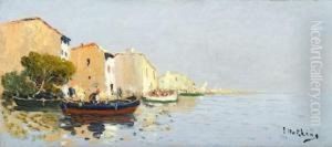 Vue Des Martigues. by Louis Nattero