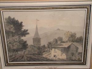A View Of St.souvin, Franche-comte A View Of St.souvin, Franche-comte