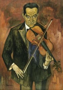 Der Geiger by Heinrich Nauen
